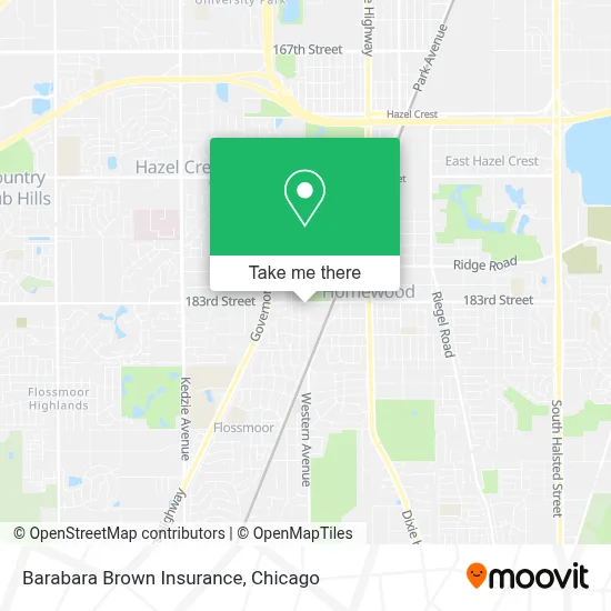Barabara Brown Insurance map
