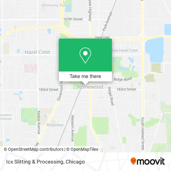 Mapa de Icx Slitting & Processing