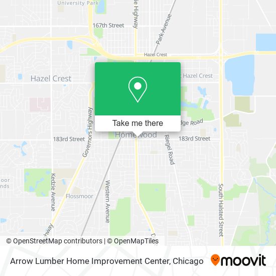 Arrow Lumber Home Improvement Center map