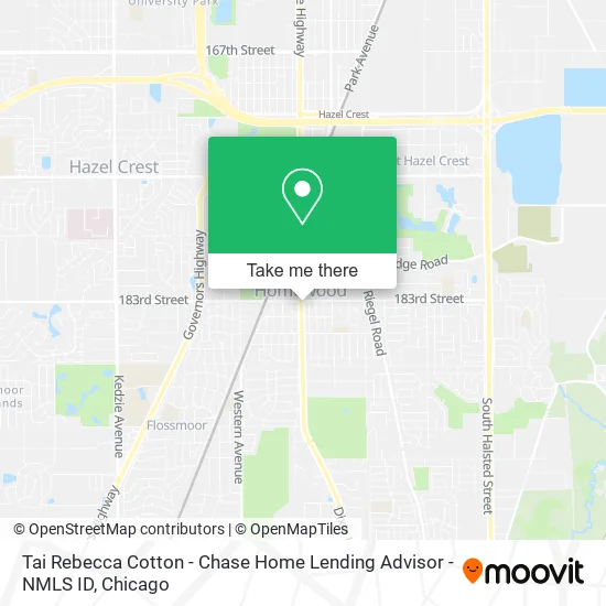 Tai Rebecca Cotton - Chase Home Lending Advisor - NMLS ID map