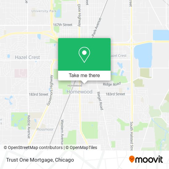 Mapa de Trust One Mortgage