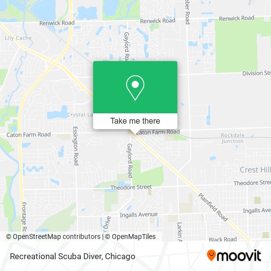 Recreational Scuba Diver map