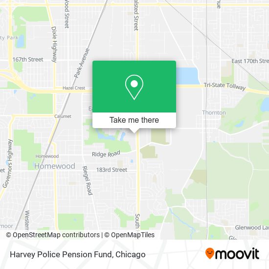 Harvey Police Pension Fund map