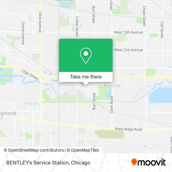 BENTLEY's Service Station map
