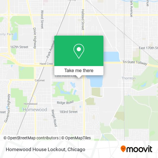 Homewood House Lockout map
