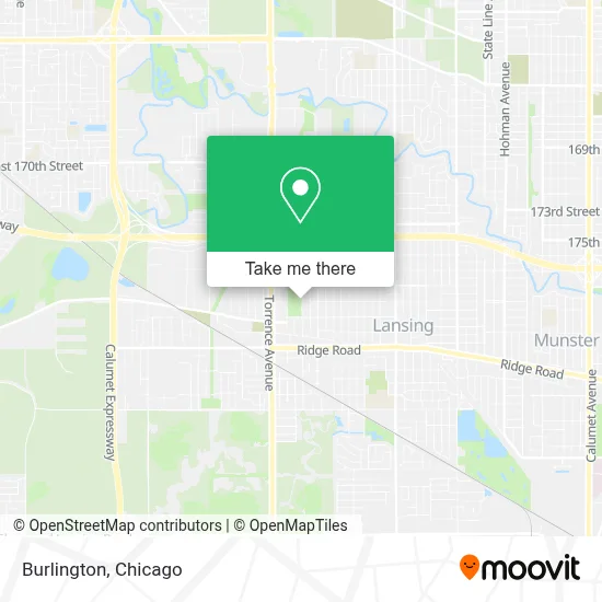 Burlington map