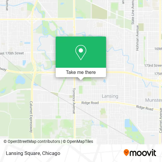 Mapa de Lansing Square