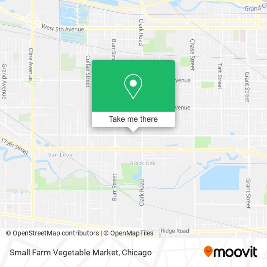 Mapa de Small Farm Vegetable Market