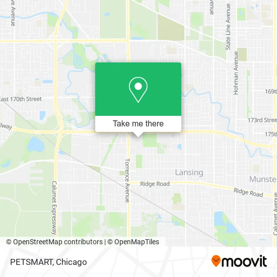 Mapa de PETSMART