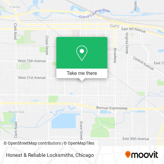 Mapa de Honest & Reliable Locksmiths