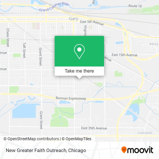 New Greater Faith Outreach map