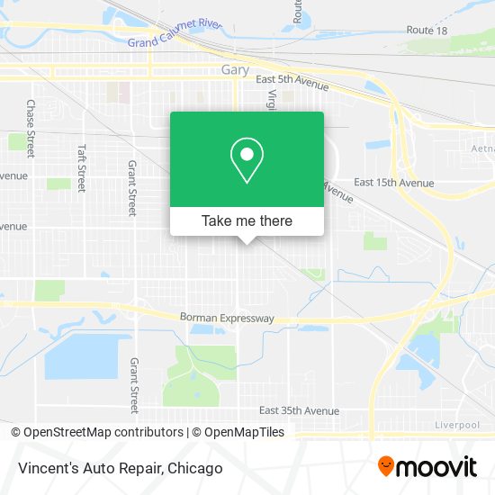 Mapa de Vincent's Auto Repair