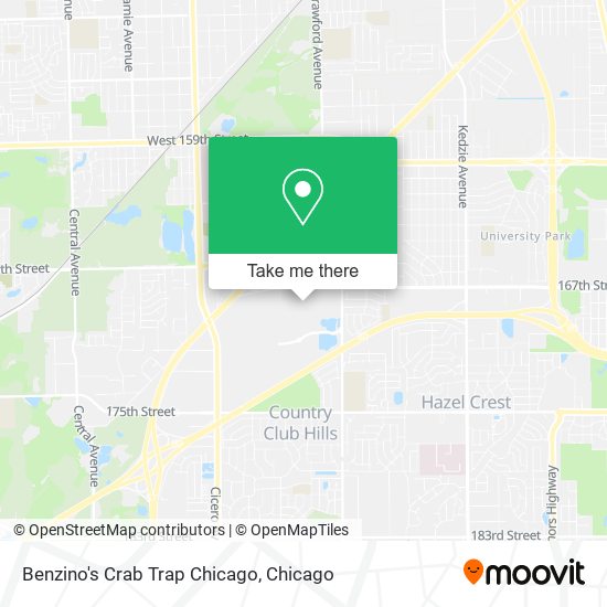 Mapa de Benzino's Crab Trap Chicago