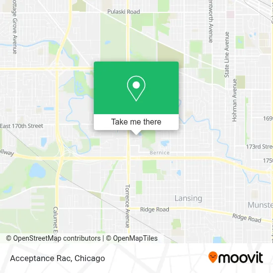 Acceptance Rac map