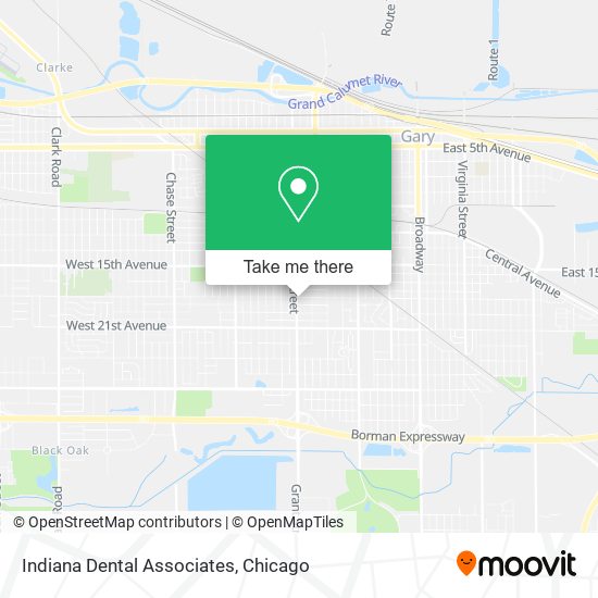 Indiana Dental Associates map