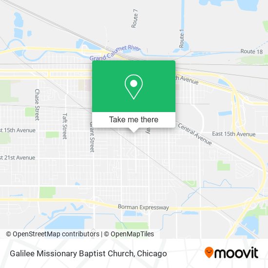 Galilee Missionary Baptist Church map
