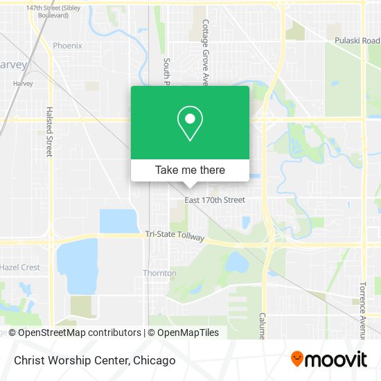 Mapa de Christ Worship Center