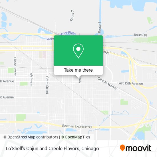 Lo'Shell's Cajun and Creole Flavors map