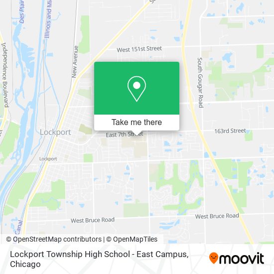 Lockport Township High School - East Campus map