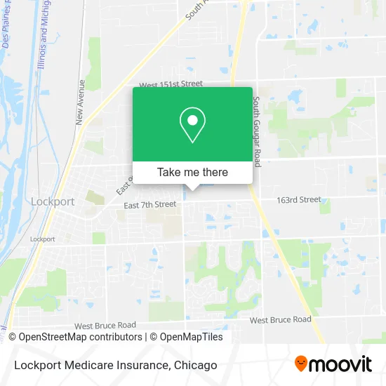 Lockport Medicare Insurance map