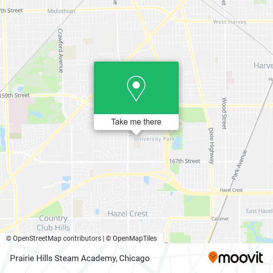 Mapa de Prairie Hills Steam Academy