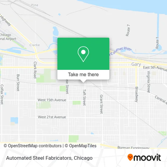 Automated Steel Fabricators map