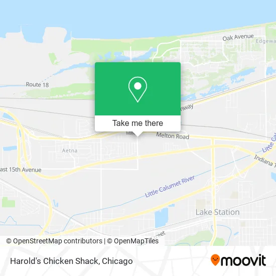 Harold's Chicken Shack map