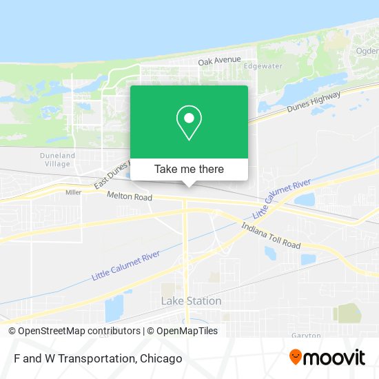 F and W Transportation map