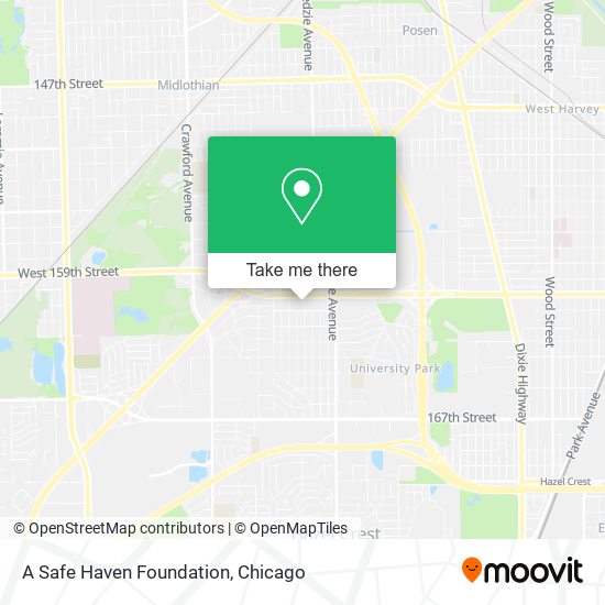 A Safe Haven Foundation map