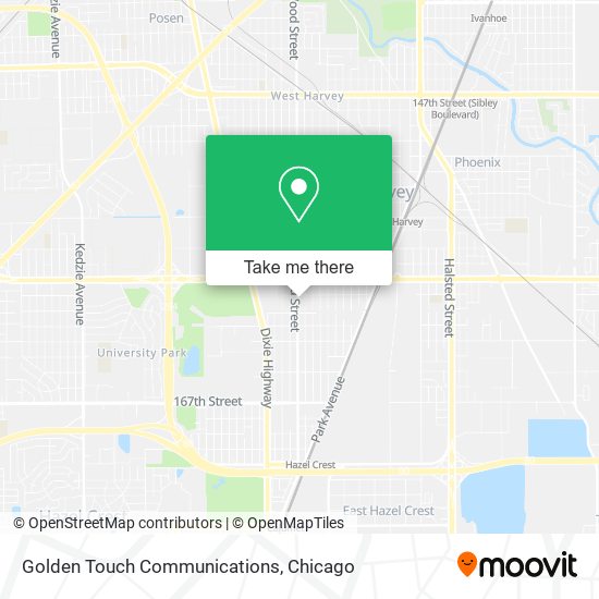 Golden Touch Communications map