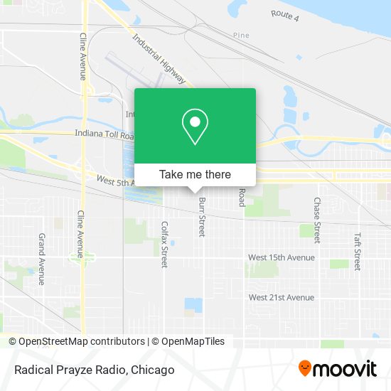 Radical Prayze Radio map