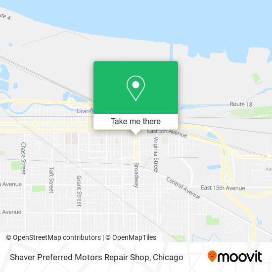 Shaver Preferred Motors Repair Shop map