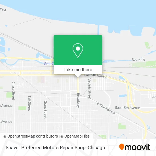 Shaver Preferred Motors Repair Shop map