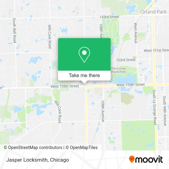 Jasper Locksmith map