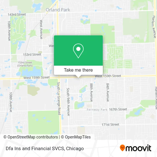 Dfa Ins and Financial SVCS map