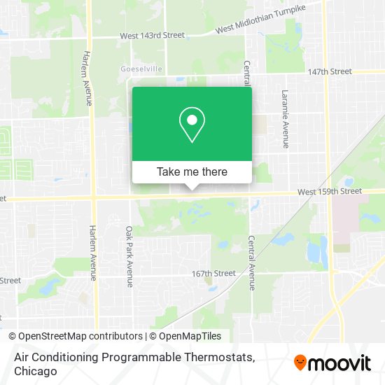 Mapa de Air Conditioning Programmable Thermostats