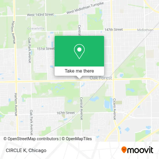 CIRCLE K map