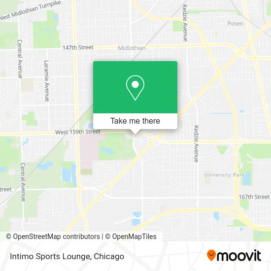 Intimo Sports Lounge map