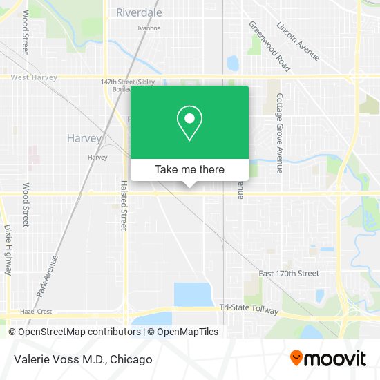 Mapa de Valerie Voss M.D.
