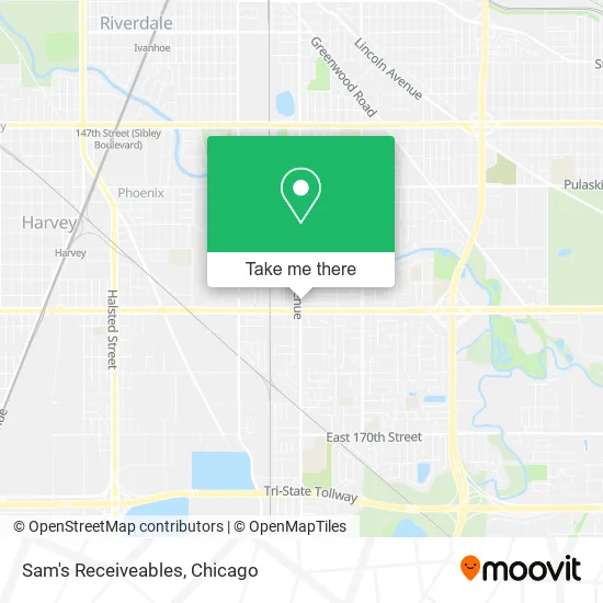 Sam's Receiveables map