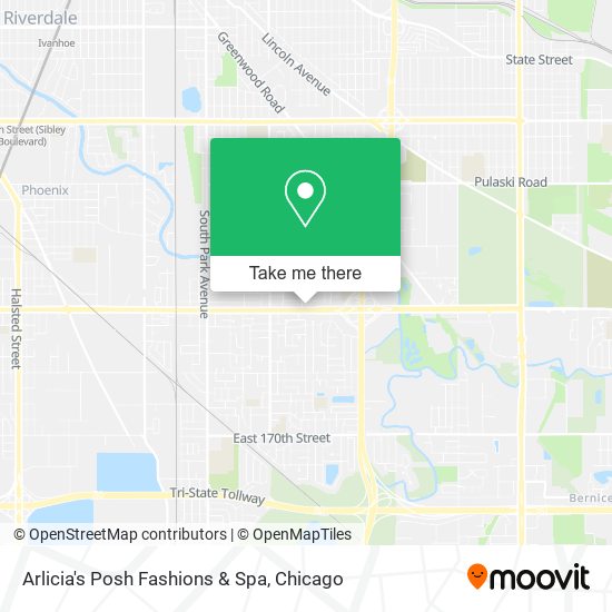 Mapa de Arlicia's Posh Fashions & Spa