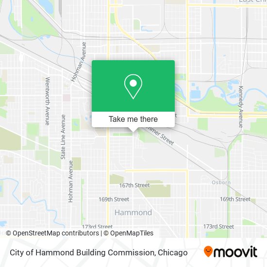 City of Hammond Building Commission map