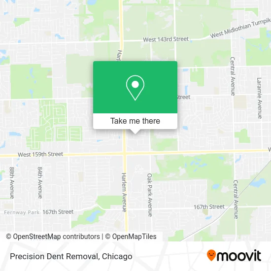 Precision Dent Removal map