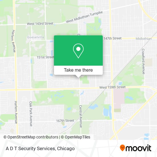 A D T Security Services map