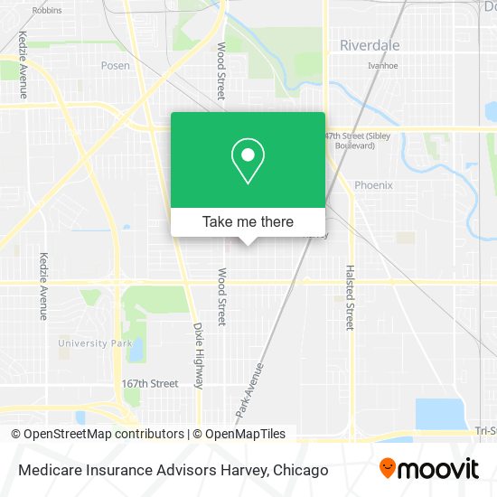 Medicare Insurance Advisors Harvey map