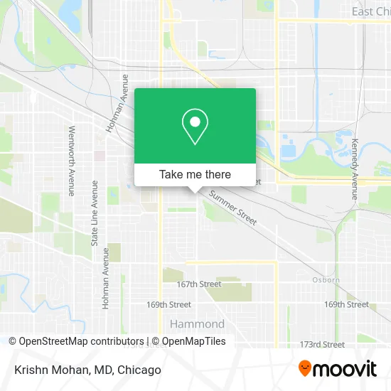 Krishn Mohan, MD map