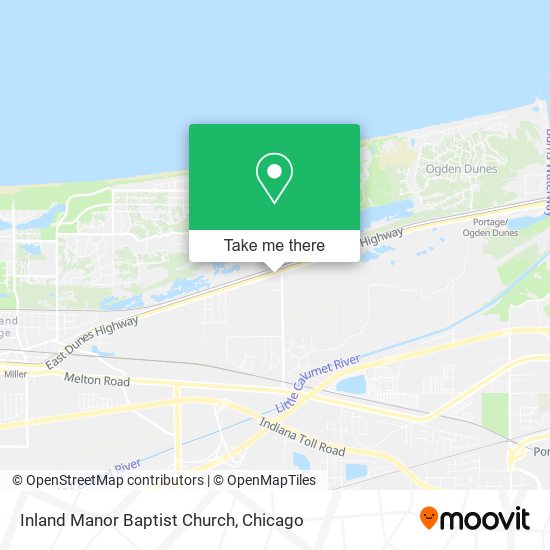 Inland Manor Baptist Church map