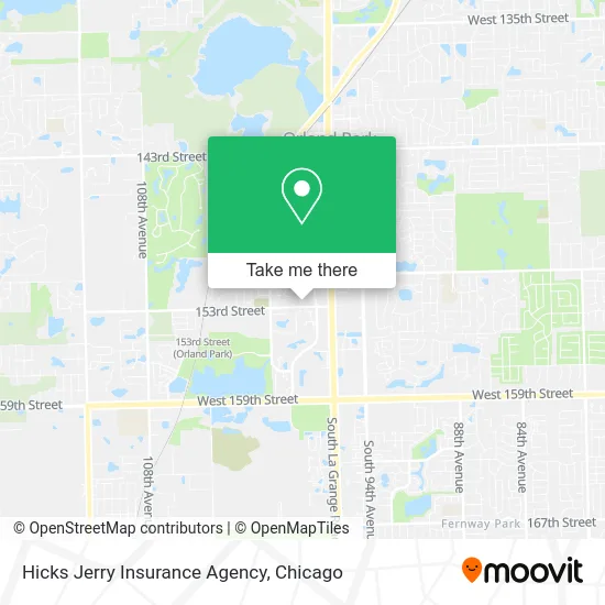 Hicks Jerry Insurance Agency map