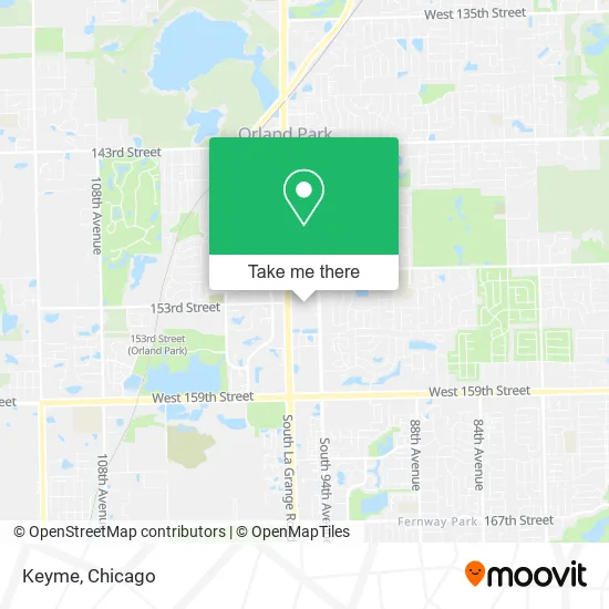 Mapa de Keyme