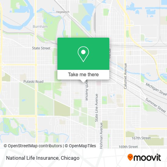 Mapa de National Life Insurance